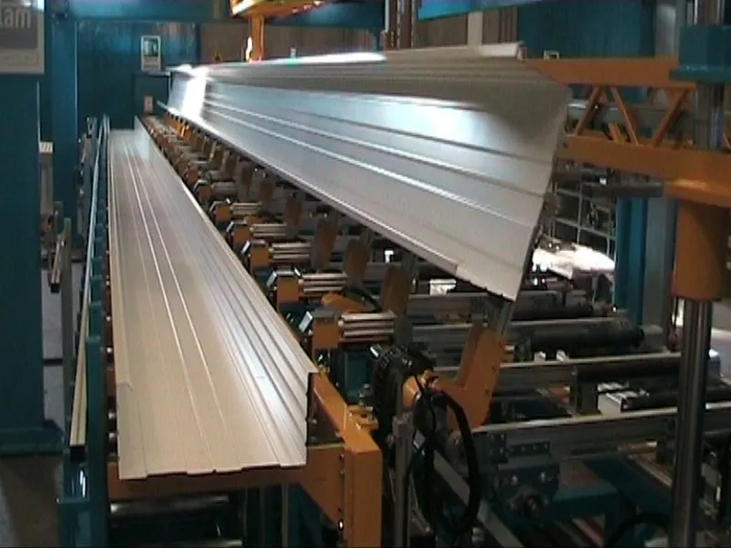 Lignes pour tôles nervurées et ondulées bardages et toitures 1